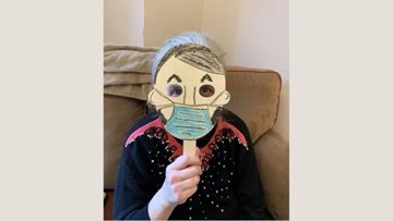 Manchester care home Residents create wonderful masks